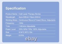 Handheld Red Light Therapy Device, Physical Therapy for Knee Elbow Pain Relief
