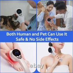 Handheld Red Light Therapy Device, Portable Pain Relief Device, 650nm 808nm I