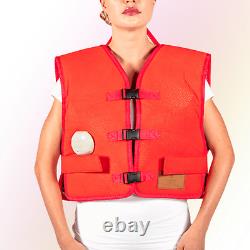 HealthyLine Heating Vest with Infrared PEMF Hot Gemstone Therapy for Pain Relief