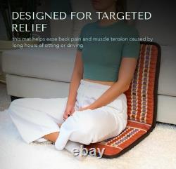 HealthyLine TAO Heating Pad Chair Infrared Gemstone Therapy PEMF Pain (40x18)