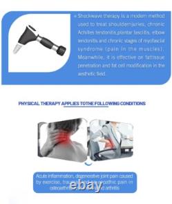 High Power Laser Pain Relief ED Shockwave Therapy Machine Puls Spa Gym Use