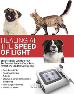Horses, Dogs, Cats, Pets, Animals Veterinary Pain Relief Laser Therapy 110v-220v