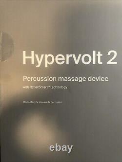 Hyperice Hypervolt 2 Percussion Massage Device Grey (5320003800) New In Box