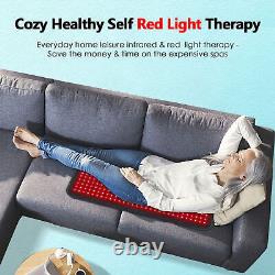 Infrared Full Body Mat Device Red Light Therapy Pad LED Back Muscle Pain Relief