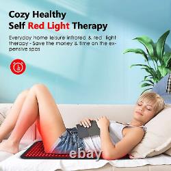 Infrared Full Body Mat Device Red Lights Therapy Pad LED Back Muscle Pain ReliH6