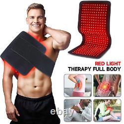 Infrared Full Body Mat Device Red Lights Therapy Pad LED Back Muscle Pain ReliH6