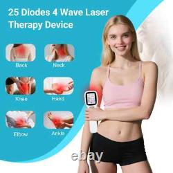 Infrared Laser Therapy Physical Therapeutic Devices LCD 25 Diodes for Knee Pain
