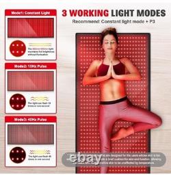 Infrared Light Therapy MAT 71x31 Full Body Pain Relief & Relaxation 1280 LEDs