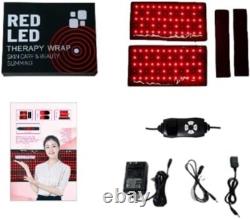 Infrared Red Light Therapy Arm Belt 2Pcs Adjustable Pain Relief for Joints