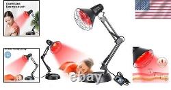 Infrared Red Light Therapy Lamp with 150W Bulb Adjustable Pain Relief Device