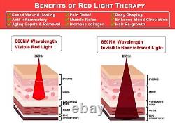 LED Infrared Light Therapy for Foot Neuropathy Red Light Therapy Slipper 1 Pair