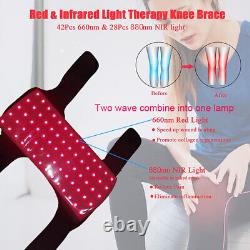 LED Infrared Red Light Therapy Device Knee Joints Muscle Pain Relief Pad Belt