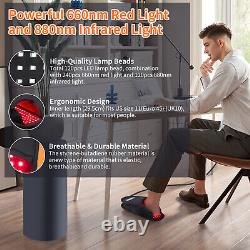 LED Infrared Red Light Therapy Slipper for Foot Neuropathy Pain Relief 1 Pair