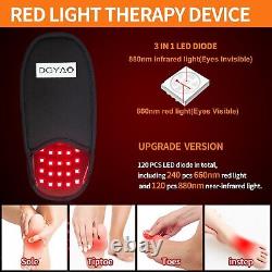 LED Infrared Red Light Therapy Slipper for Foot Neuropathy Pain Relief 1 Pair