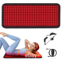LED Red Light Therapy Pad Infrared Full Body Mat Device Back Muscle Pain Relief