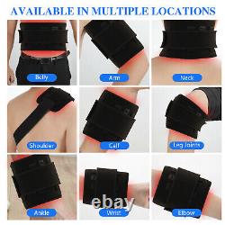 Laser LED Red Light Therapy Belt Pain Relief Near Infrared Back Waist Wrap Pad