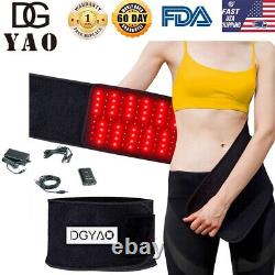 Laser Lipo Belt LED Red Light Therapy Pain Relief Near Infrared Weight Loss Fast