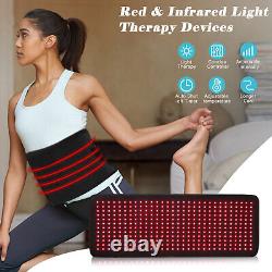 Laser Lipo Belt LED Red Light Therapy Pain Relief Near Infrared Weight Loss Fast