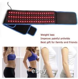 Laser Lipo LED Red Light Therapy Belt Pain Relief Near Infrared Weight Loss Fast