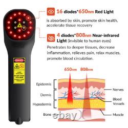 Laser Pain Relief Device 650nm 8080nm Deep Tissue Cold Laser Therapy Machine