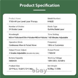 Laser Therapy Device for Pain Relief LLLT Cold Laser Arthritis Physical Therapy