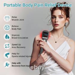 Laser Therapy Machine Powerful Red Light Pain Relief for Vet Human LLLT 4X808nm