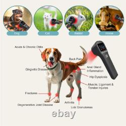 Laser Therapy Machine Powerful Red Light Pain Relief for Vet Human LLLT 4X808nm
