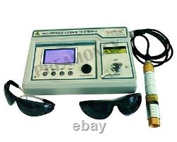 Laser thrapy machine diode red laser pain relief 10mW power with brief case FGS