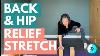 Low Back And Hip Relief Stretch Therapy For 50