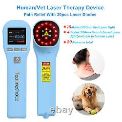 Low Level Light Therapy Near Me Cold Laser Therapy 808nm4+650nm16 for Pets
