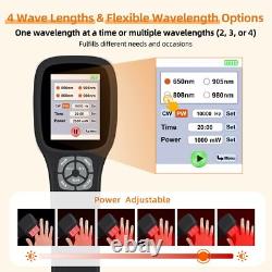 Low Level Light Therapy for Neuropathy Cold Laser Treatment 1-2500mW 3400mAh