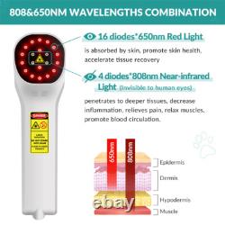 Lower Level Laser Therapy Red Light Treatment 650nm16+808nm4 for Body Pain