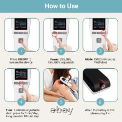Lower Level Laser Therapy Red Light Treatment 650nm16+808nm4 for Body Pain