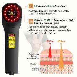 Lower Level Laser Therapy Topical Pain Relief Handheld Home Infrared Light Tool