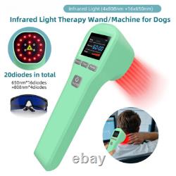 Medical 808nm Laser Therapy Device for Deep Joint Pain Surface Wound Treatment