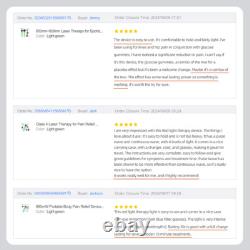 Medical 808nm Laser Therapy Device for Deep Joint Pain Surface Wound Treatment