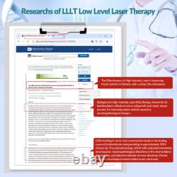 Medical 808nm Laser Therapy Device for Deep Joint Pain Surface Wound Treatment