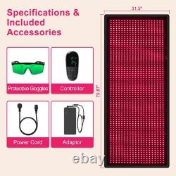 Medical Near Infrared Mat 70x31'' 1400LEDs 660nm & 850nm for Muscle Joint Pain Medical Near Infrared Mat 70x31'' 1400LEDs 660nm & 850nm for Muscle Joint Pain