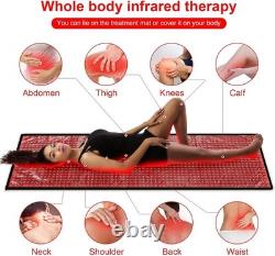 Medical Near Infrared Mat 70x31'' 1400LEDs 660nm & 850nm for Muscle Joint Pain Medical Near Infrared Mat 70x31'' 1400LEDs 660nm & 850nm for Muscle Joint Pain