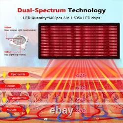 Medical Near Infrared Mat 70x31'' 1400LEDs 660nm & 850nm for Muscle Joint Pain Medical Near Infrared Mat 70x31'' 1400LEDs 660nm & 850nm for Muscle Joint Pain