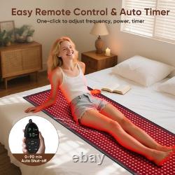 Medical Near Infrared Mat 70x31'' 1400LEDs 660nm & 850nm for Muscle Joint Pain Medical Near Infrared Mat 70x31'' 1400LEDs 660nm & 850nm for Muscle Joint Pain