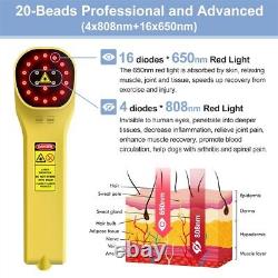 Muscle Relaxer for Body & Joint, 808 Infrared Red Light Therapy for Pain Relief