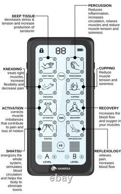 NAMIRSA THERAPY NAMPAD PRO Professional Grade Muscled Stimulator Massage NEW