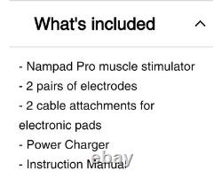 NAMIRSA THERAPY NAMPAD PRO Professional Grade Muscled Stimulator Massage NEW