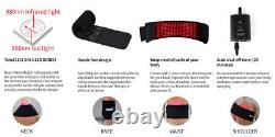 Near Infrared LED Red Light Therapy Belt Pad Body Pain Relief Weight Loss Fast