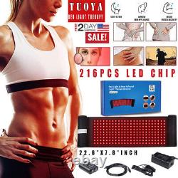 Near Infrared Red Light Therapy Belt Flexible Wrap Devices for Body Pain Relief