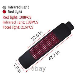 Near Infrared Red Light Therapy Belt Wrap Waist Pad For Full Body Pain Relief