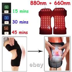 Near Infrared Red Light Therapy Pad Belt Knee Joints Muscle Pain Relief Device
