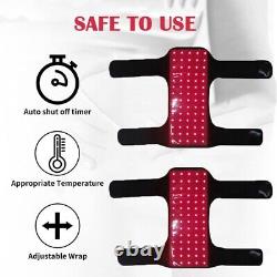Near Infrared Red Light Therapy Pad Belt for Knee Joints Muscle Pain Relief