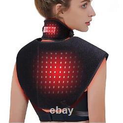 Near Infrared Red Light Therapy Shoulder Wrap Pad Belt For Neck Back Pain Relief